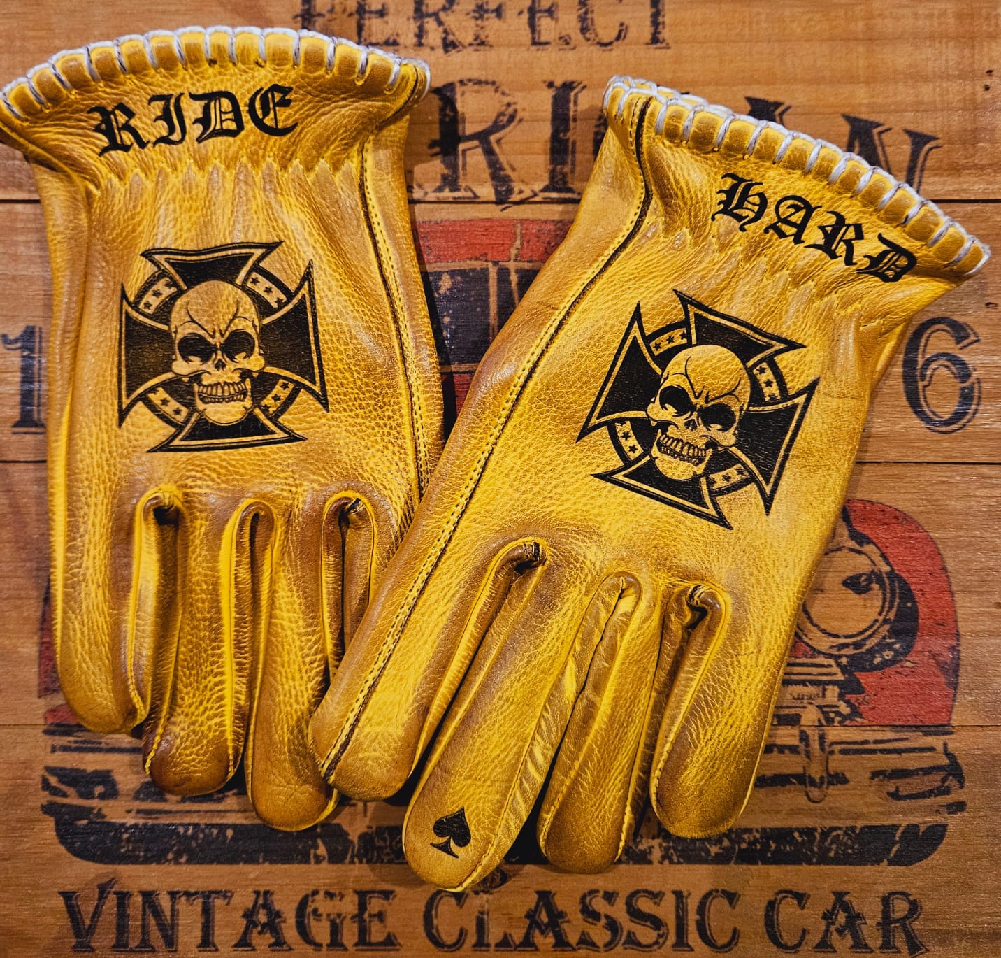Svarog Storm Rider 5499 Real Leather Biker Gloves / Shanks