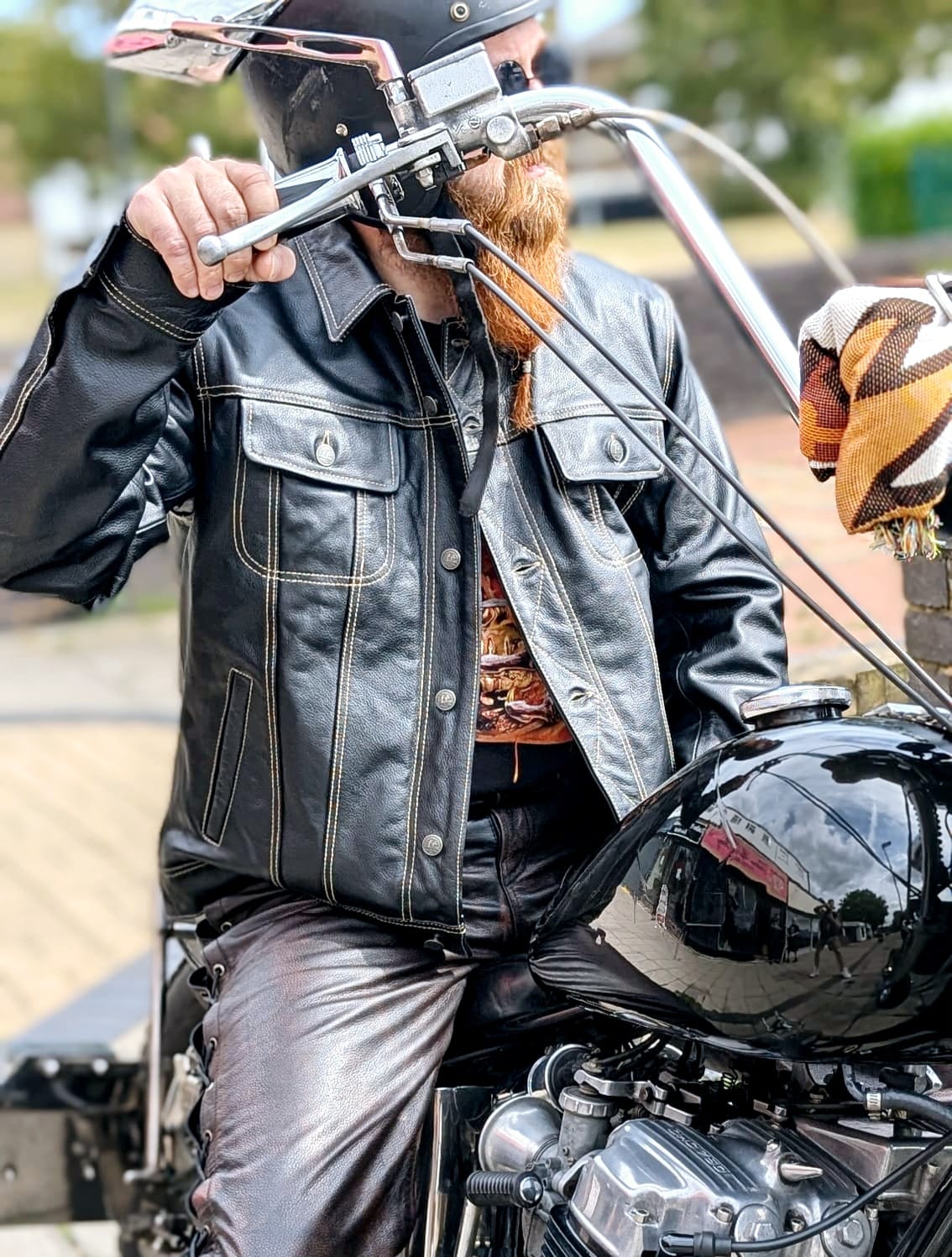 Svarog England TRUCKER Jacket Brown Suede