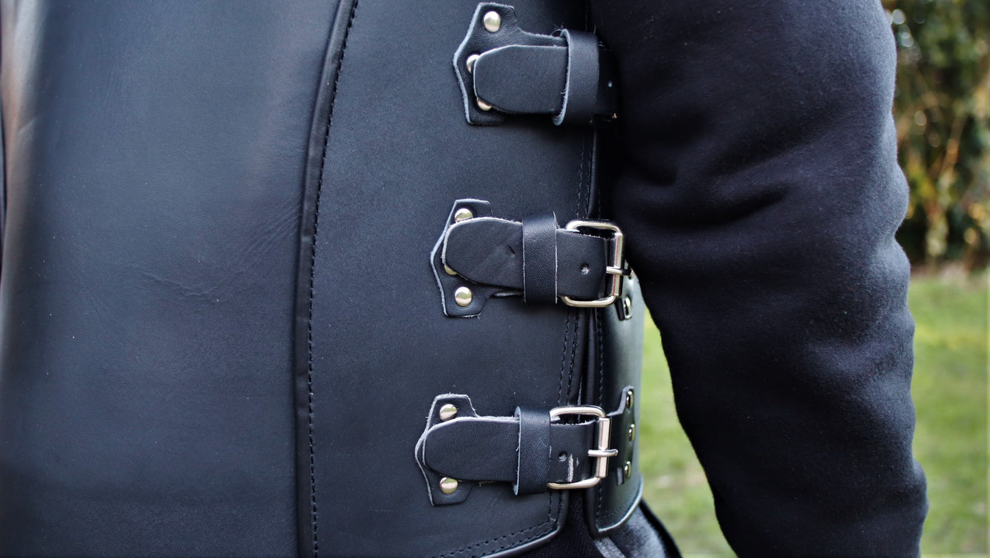 SVAROG Heavy Duty 4-7 MM Thick Buffalo Leather Vest “INVADER”
