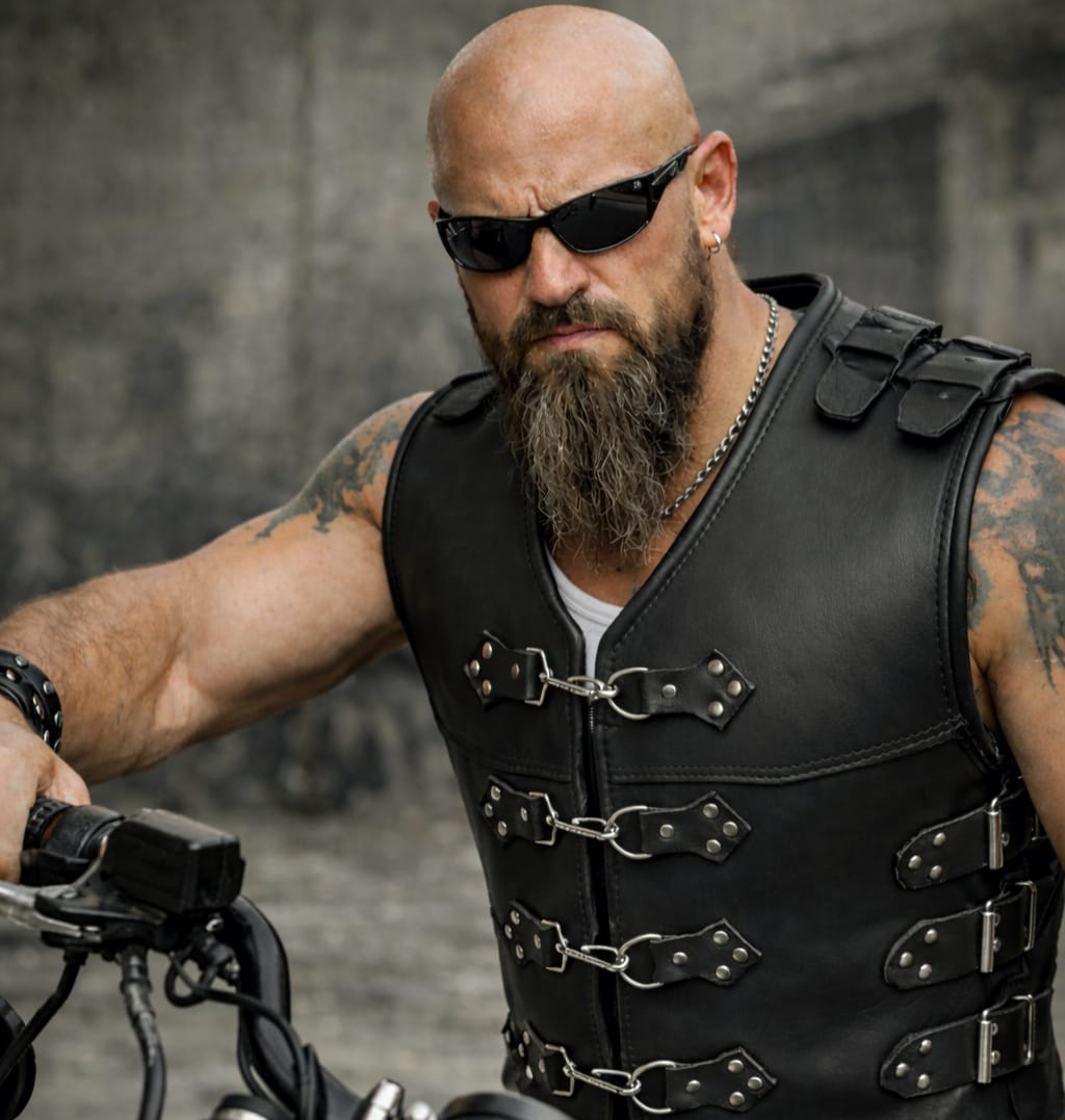 SVAROG Heavy Duty 4-7 MM Thick Buffalo Leather Vest “INVADER”