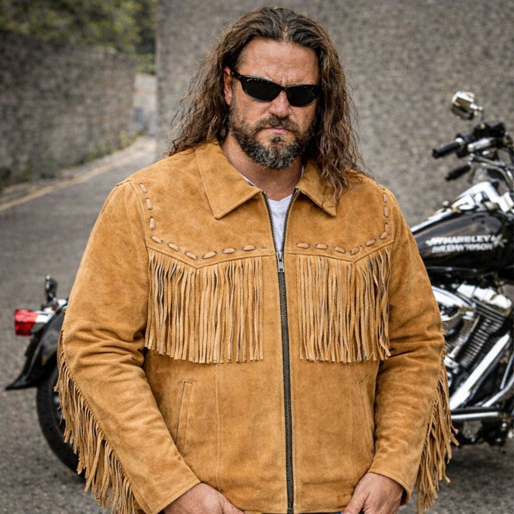 Svarog England Suede Leather Trouser Brown