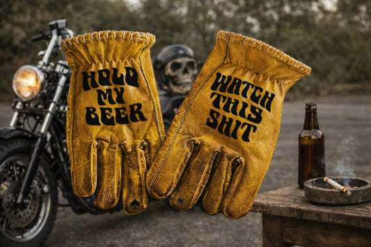 SVAROG England Biker Gloves HOLD MY BEER